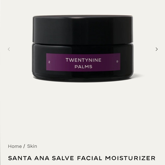 TwentyNine Palms Facial Moisturizer NWT